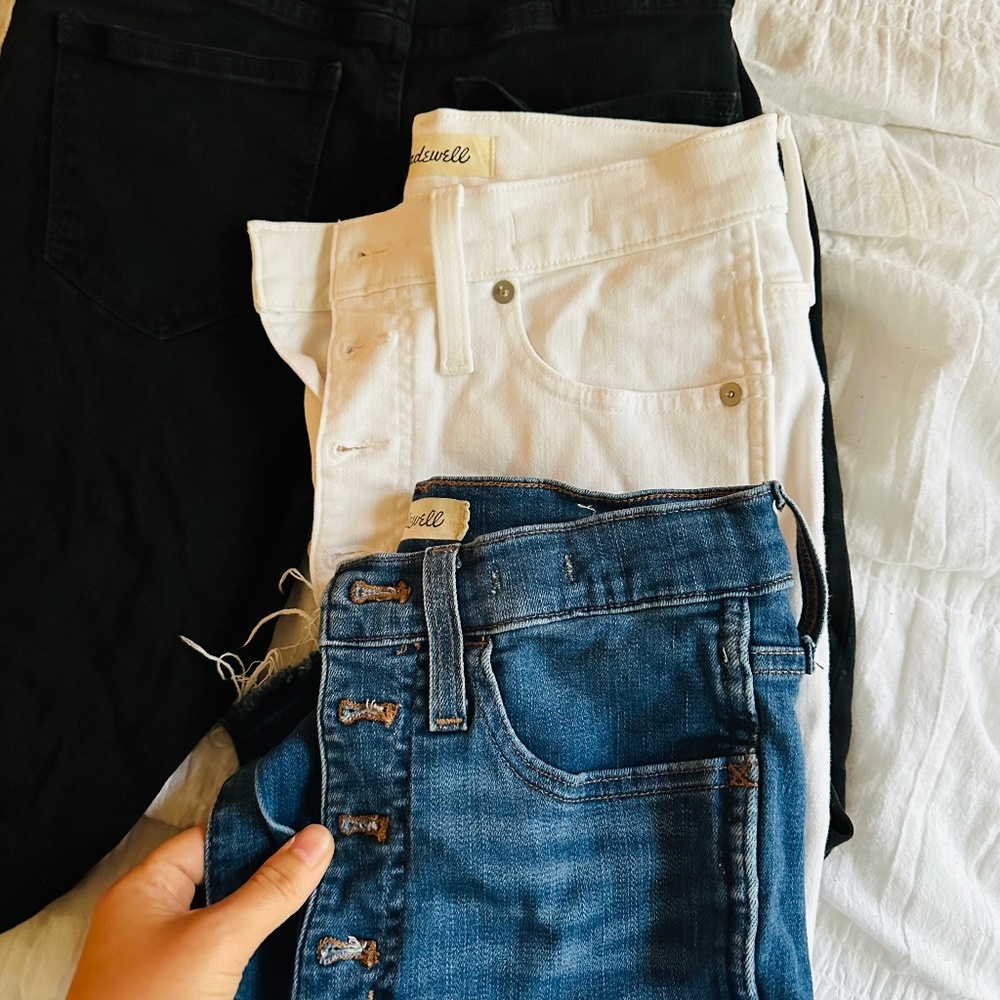 Madewell skinny jean bundle size 26